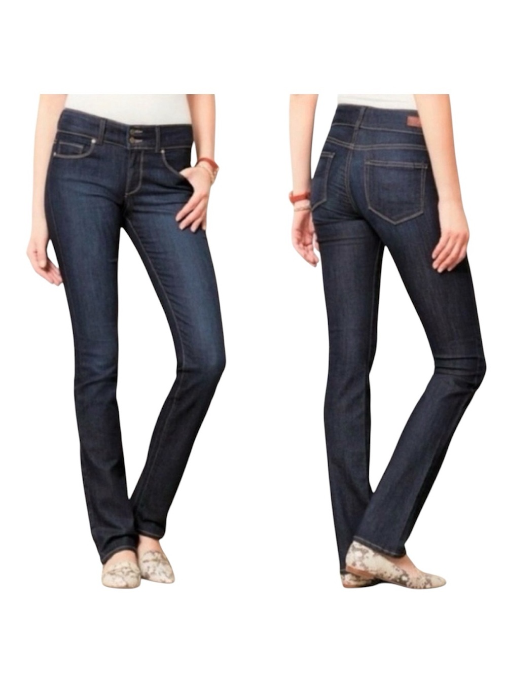 PAIGE Hidden Hills Straight Leg Jeans Classic Style. Size 28 long.